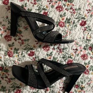 Black Sparkly heels